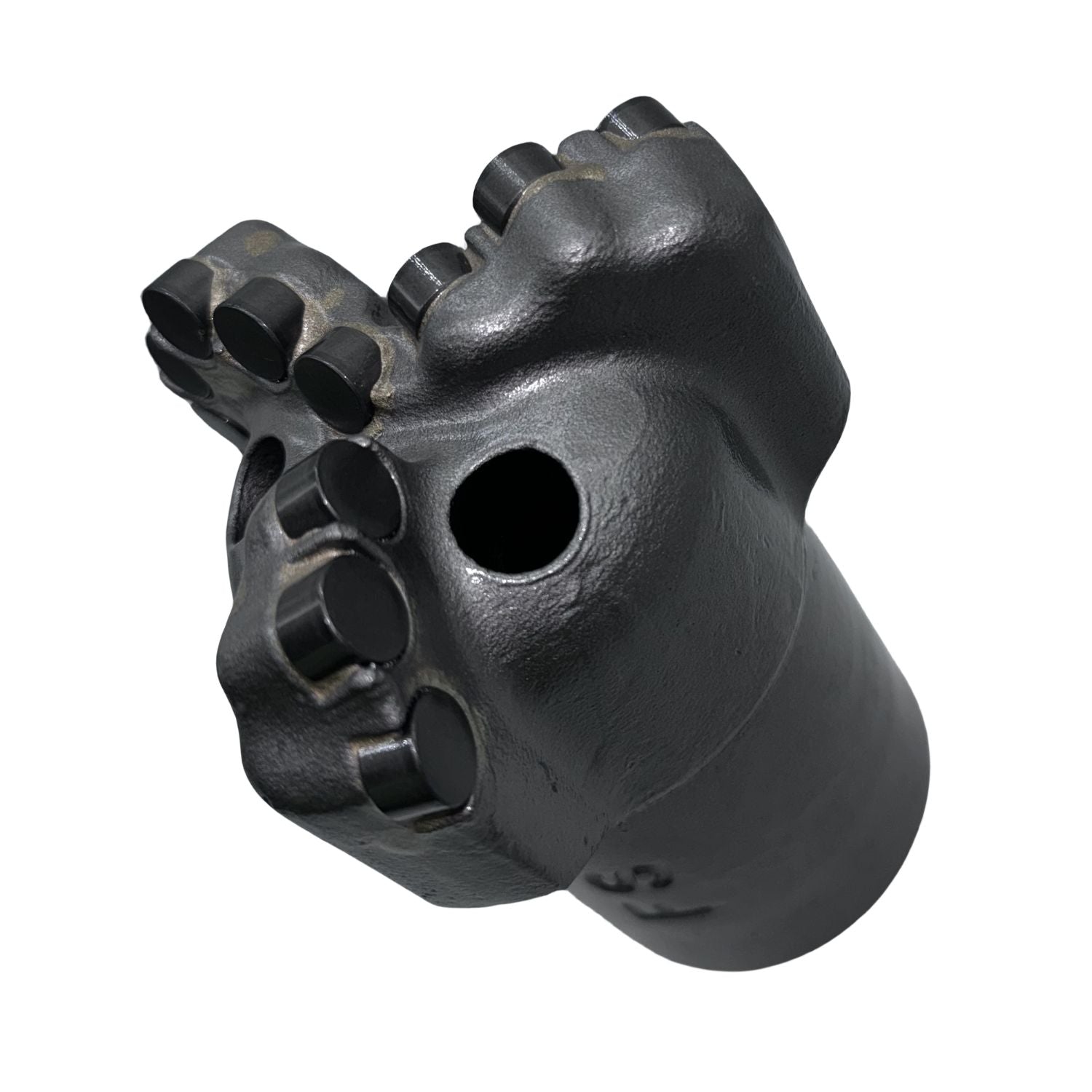 Tri-Wing-Arc-Edge-Coreless-PDC-Drill-Bit-for-Deep-Well-and-Geothermal-Mining-with-Methane-Ventilation-Hole