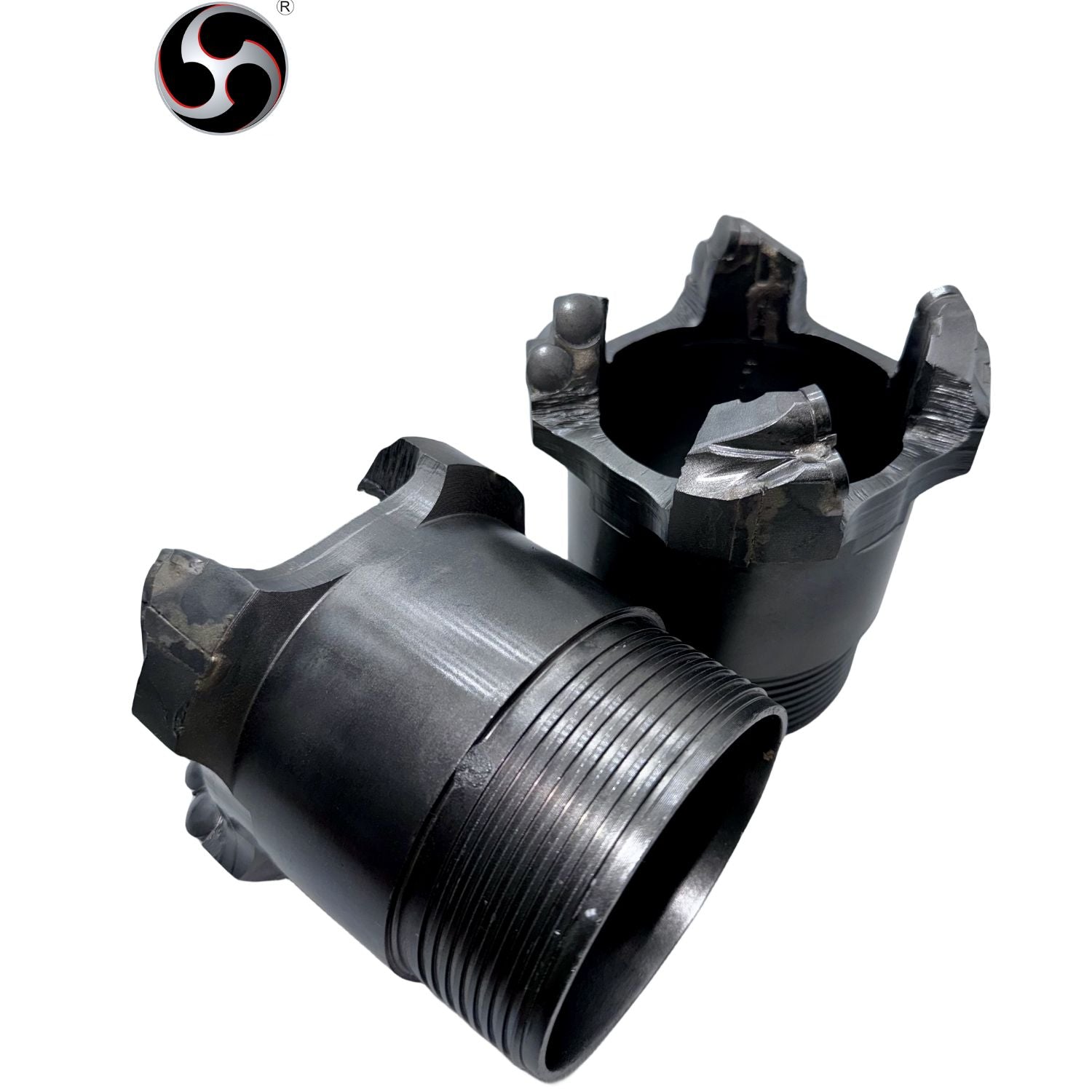 Exploration,-mining,-rock-PDC-core-drill-bits-single-rib-double-rib,-customizable