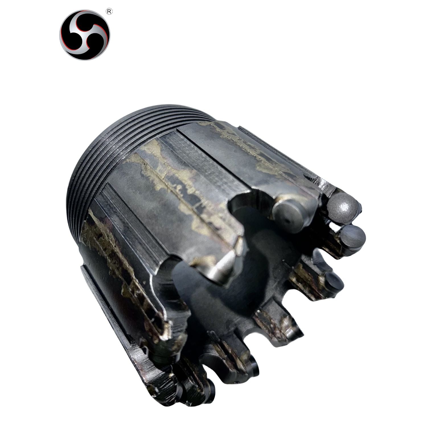 Enhanced-Double-Rib-PDC-Core-Drill-Bit-for-Coal-Mining---Thickened-Ball-Pieces