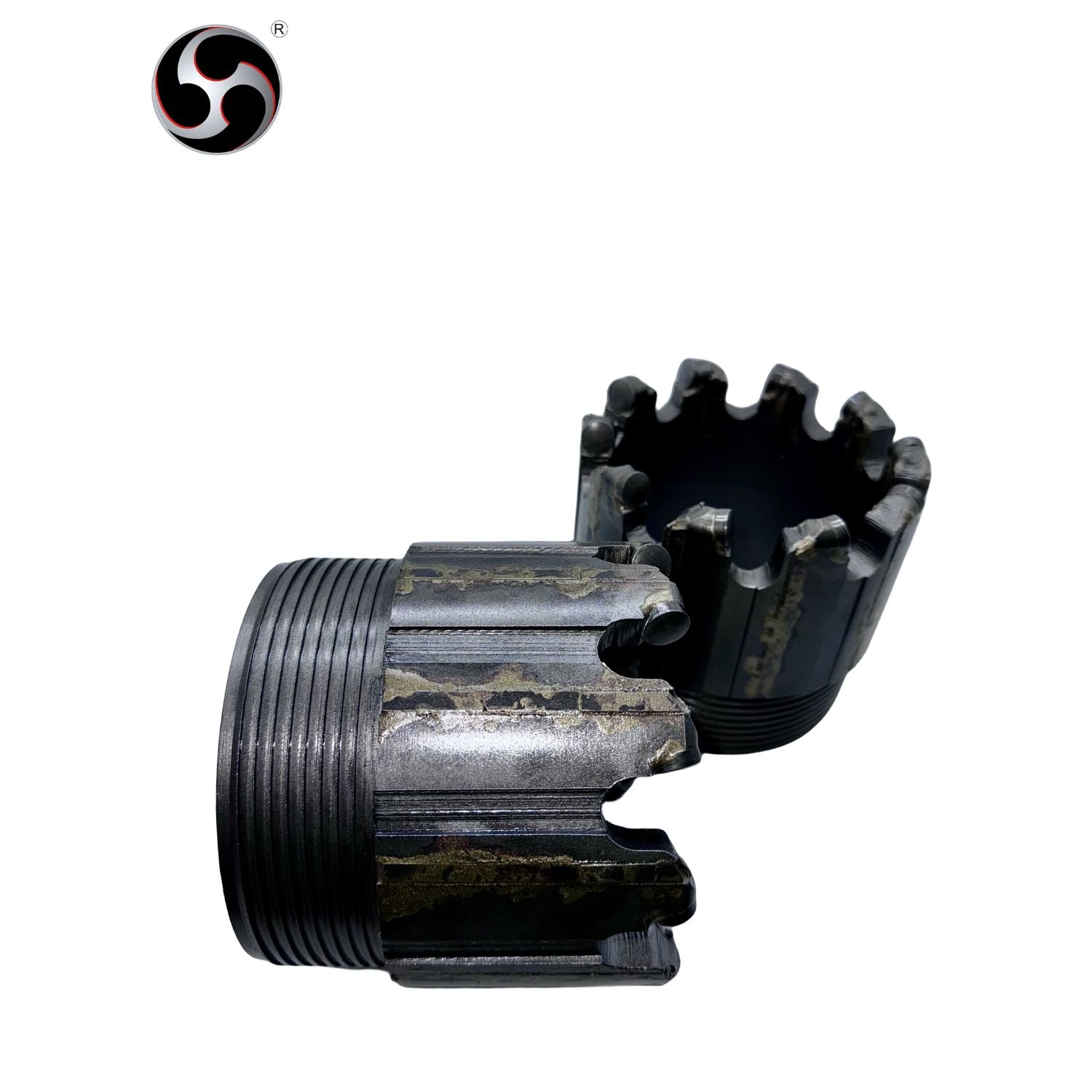 Enhanced-Double-Rib-PDC-Core-Drill-Bit-for-Coal-Mining---Thickened-Ball-Pieces