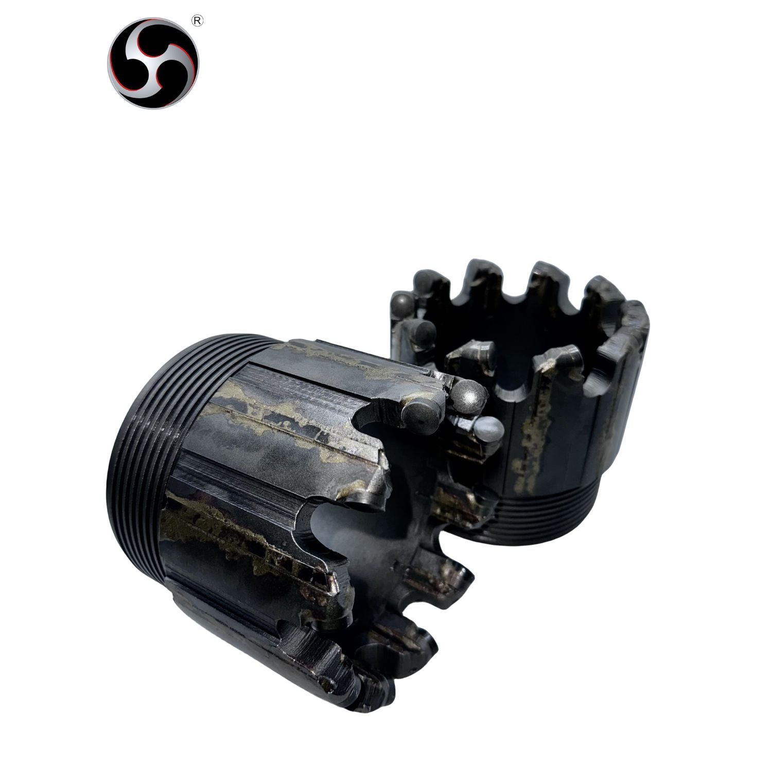Enhanced-Double-Rib-PDC-Core-Drill-Bit-for-Coal-Mining---Thickened-Ball-Pieces