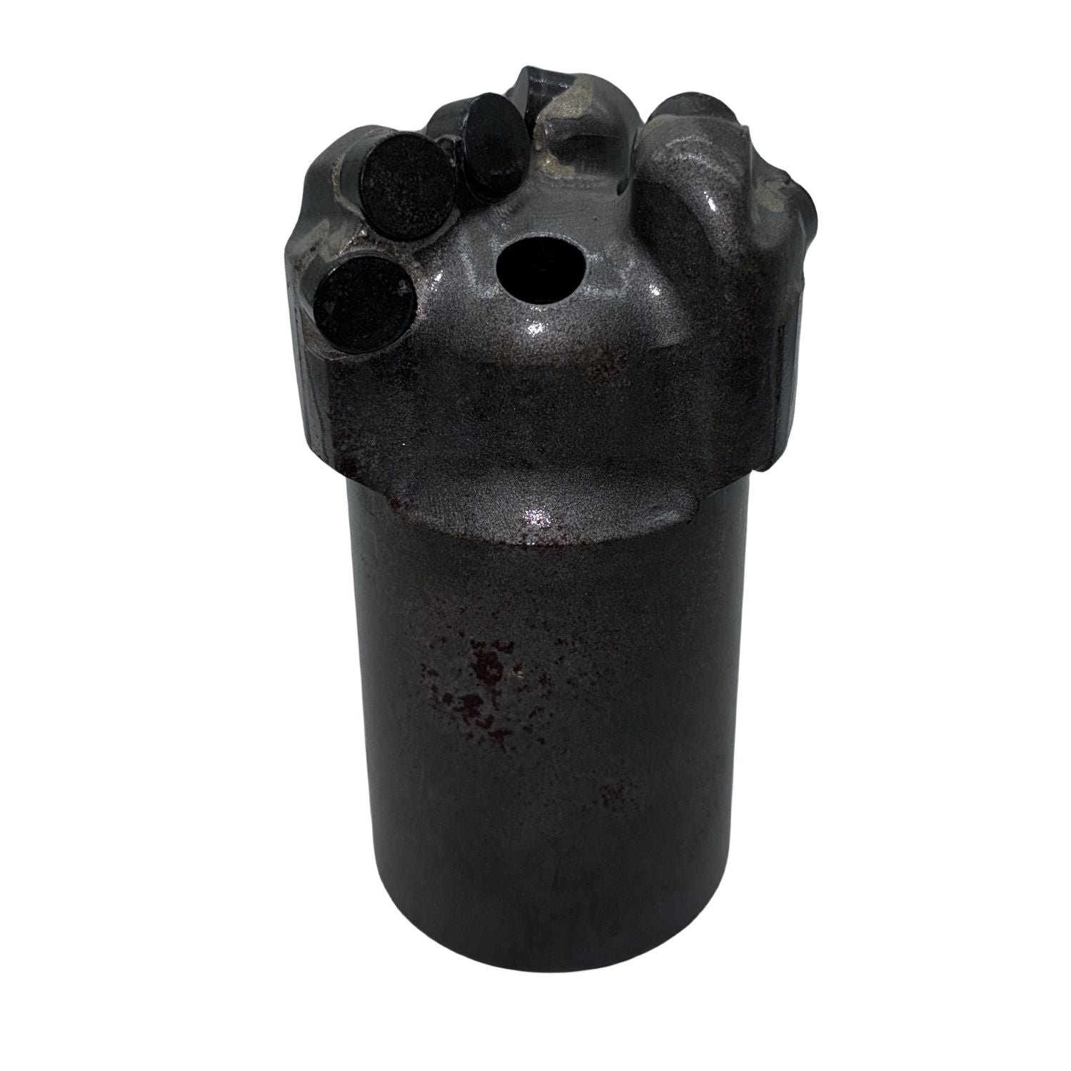 Tri-Wing-Arc-Edge-Coreless-PDC-Drill-Bit-for-Deep-Well-and-Geothermal-Mining-with-Methane-Ventilation-Hole