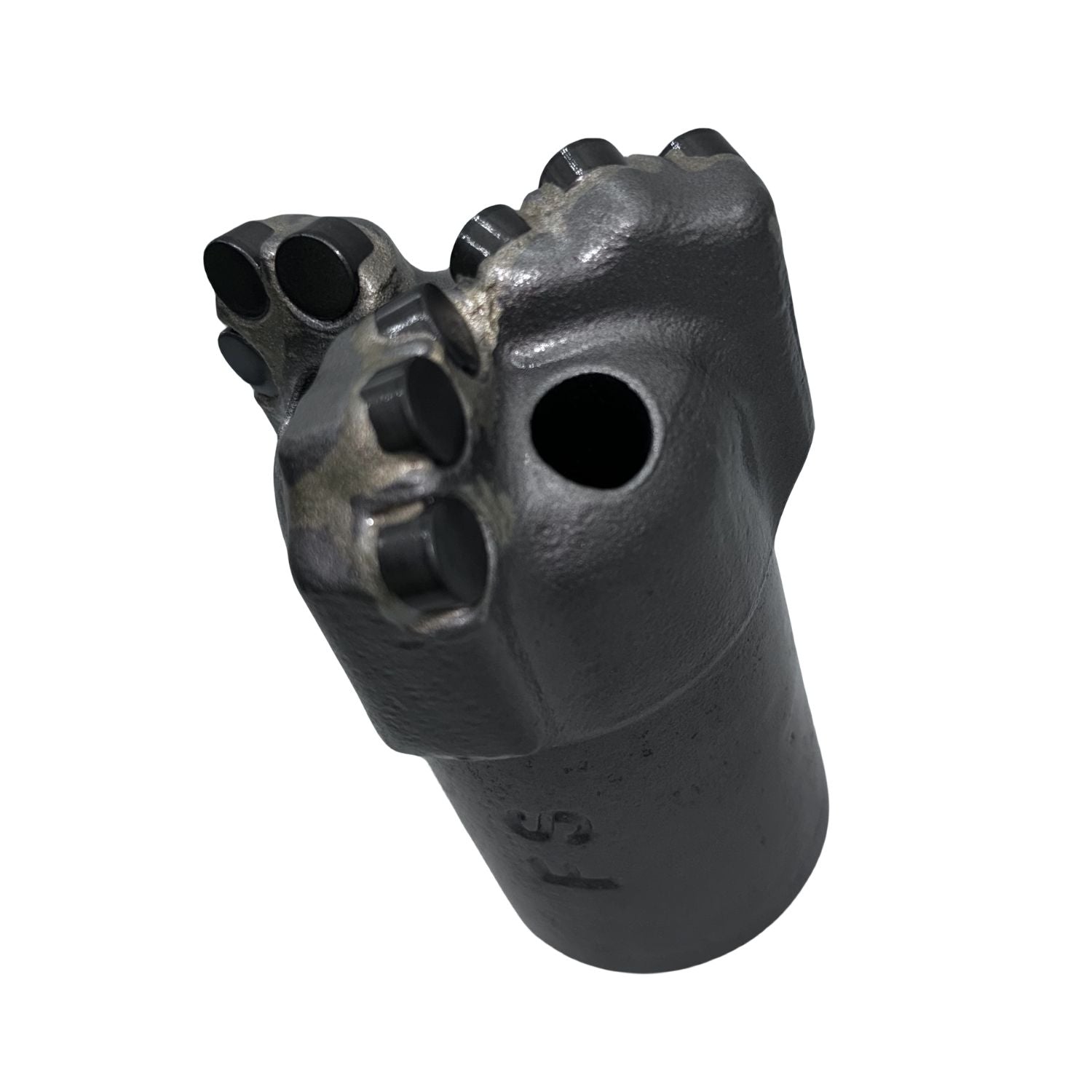 Tri-Wing-Arc-Edge-Coreless-PDC-Drill-Bit-for-Deep-Well-and-Geothermal-Mining-with-Methane-Ventilation-Hole